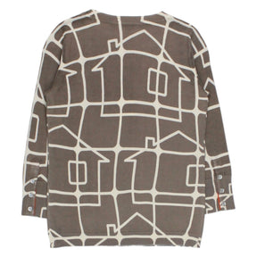 Orla Kiely Grey House Print Top