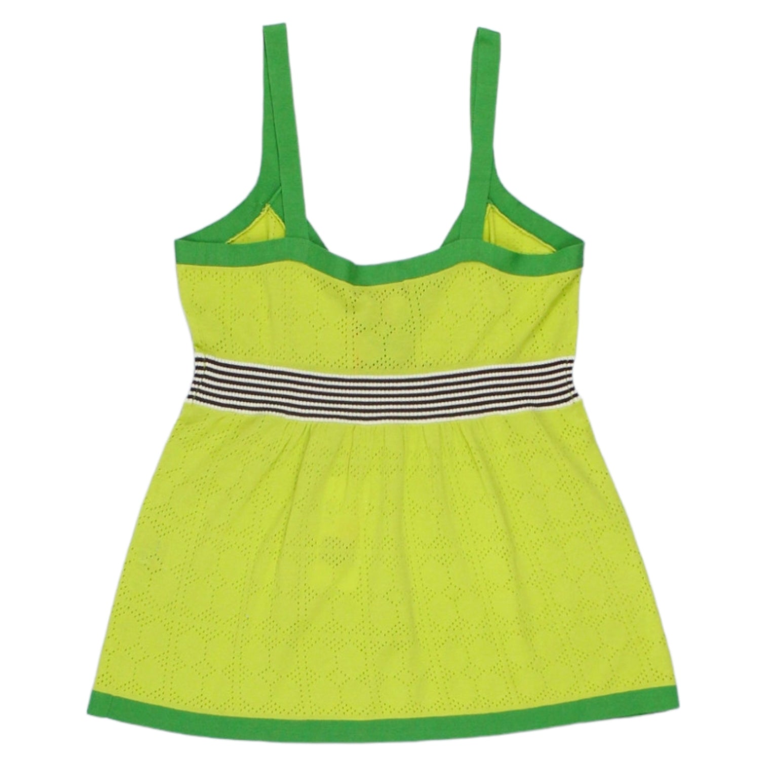 Orla Kiely Lime Pointelle Strappy Top