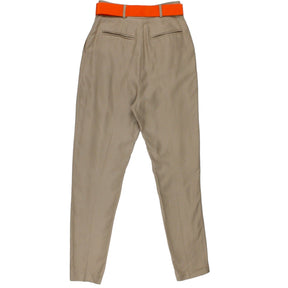 Orla Kiely Camel Pleated Trousers