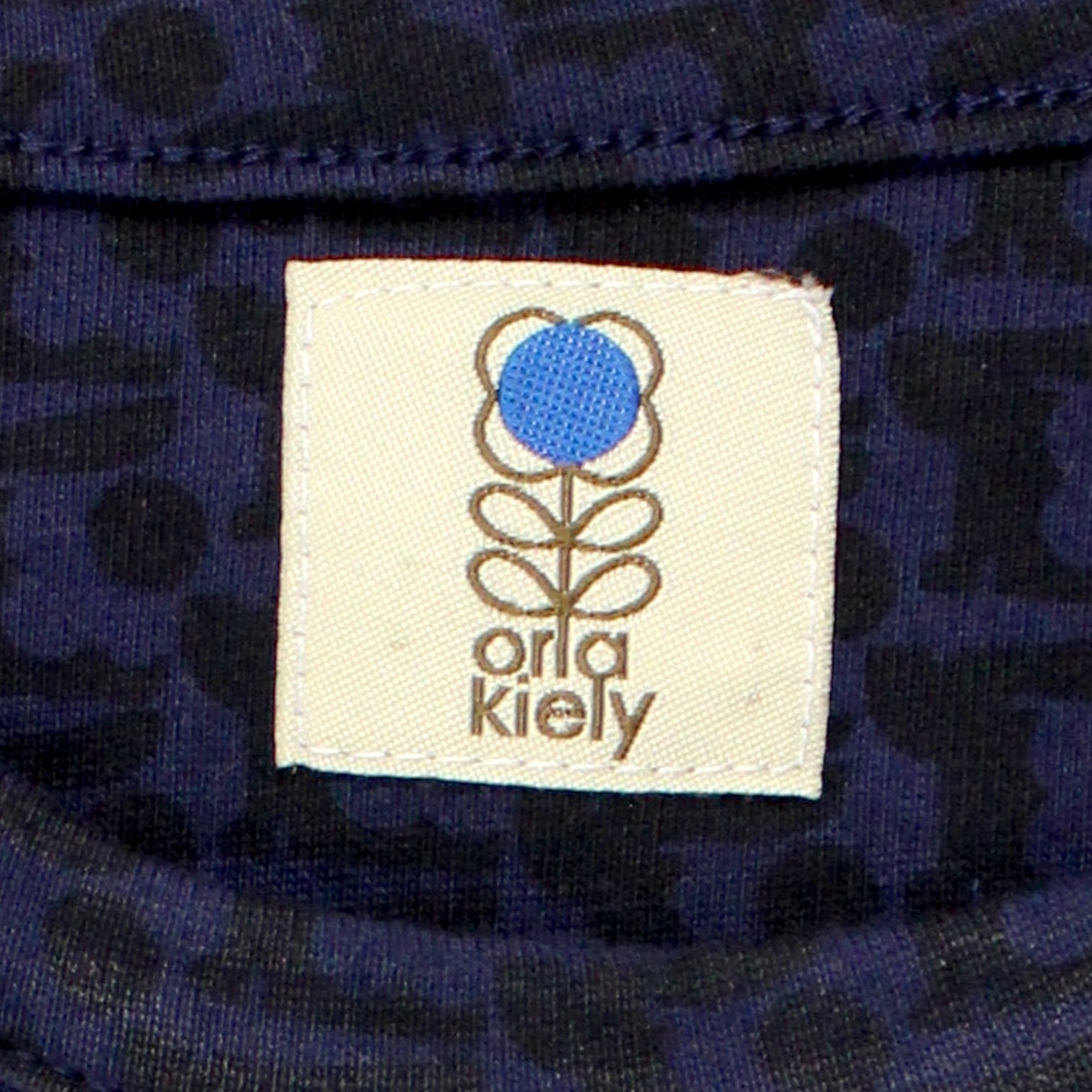 Orla Kiely Navy Graphic T-Shirt