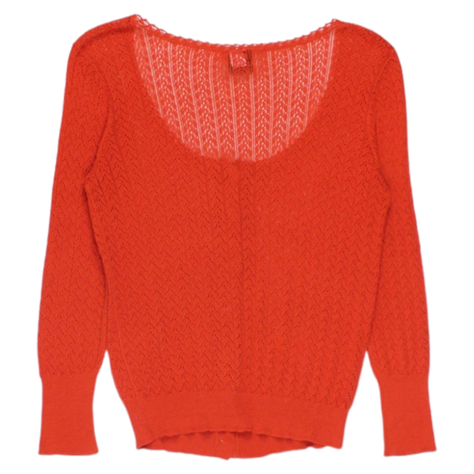 Orla Kiely Orange Lace Cardigan