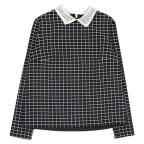 Orla Kiely Black/White Check Top