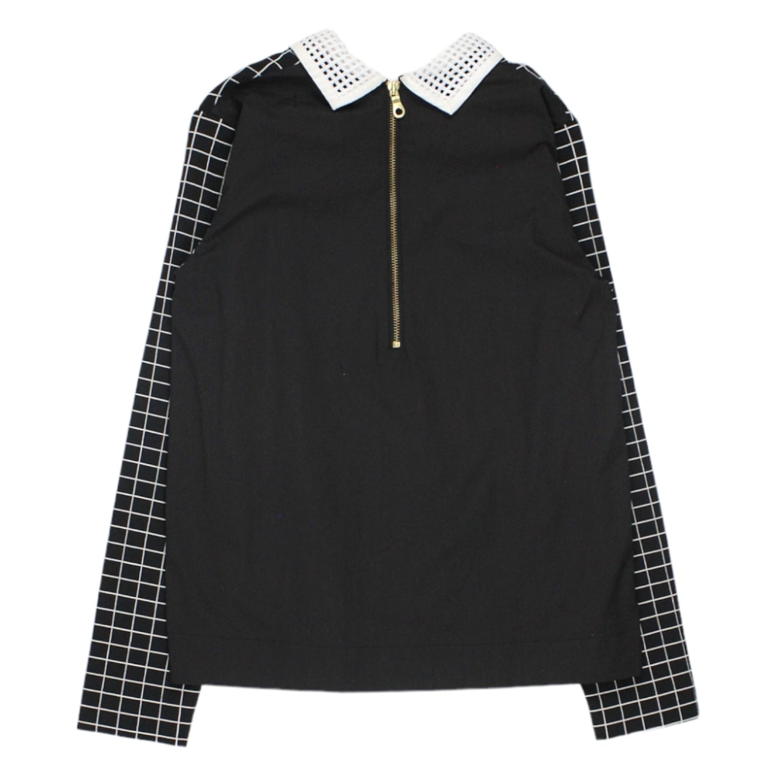 Orla Kiely Black/White Check Top