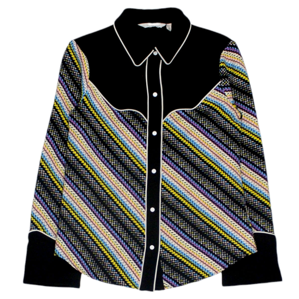 & Other Stories Black/Multi Western Style Shirt