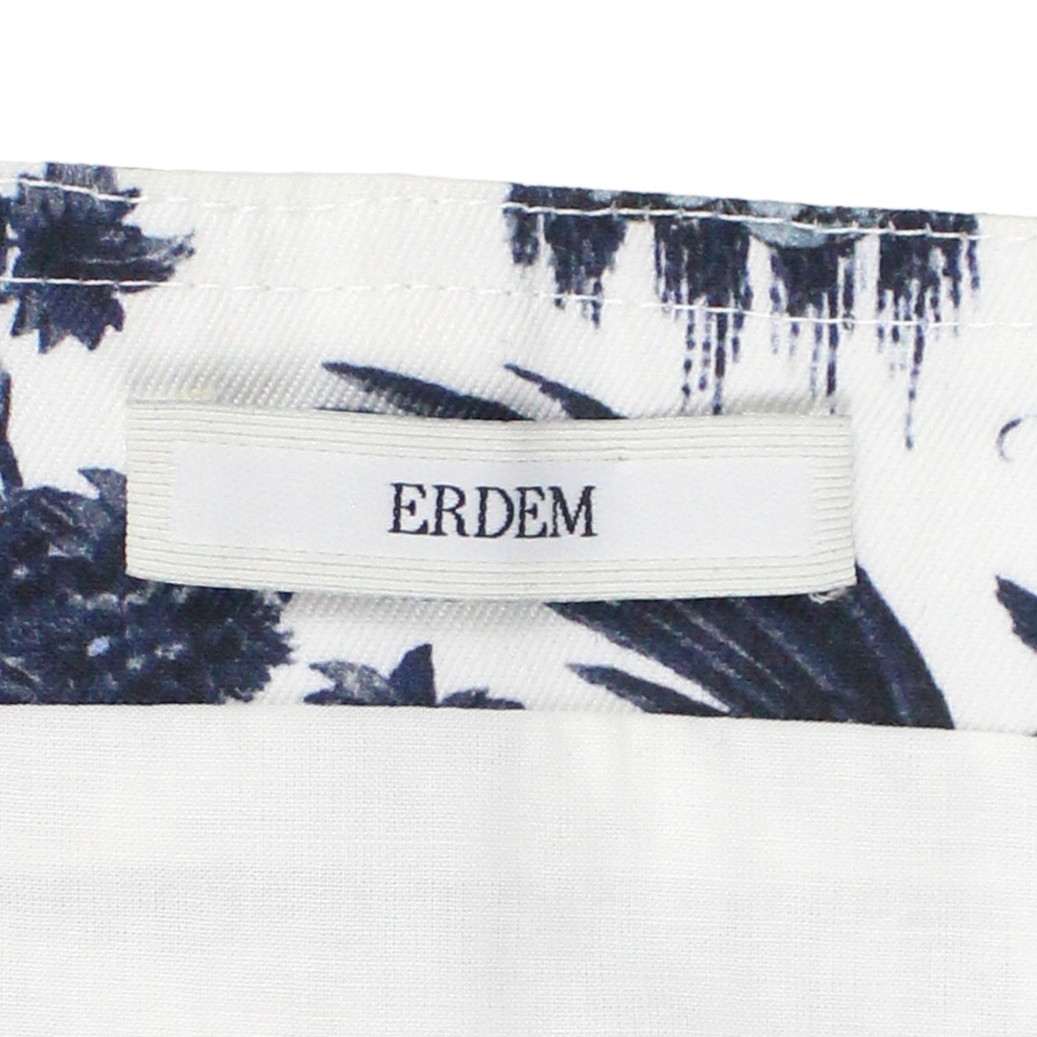 Erdem Blue/White Island Print Bralette