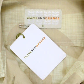 Olive  & Orange Vanilla Shirt Dress