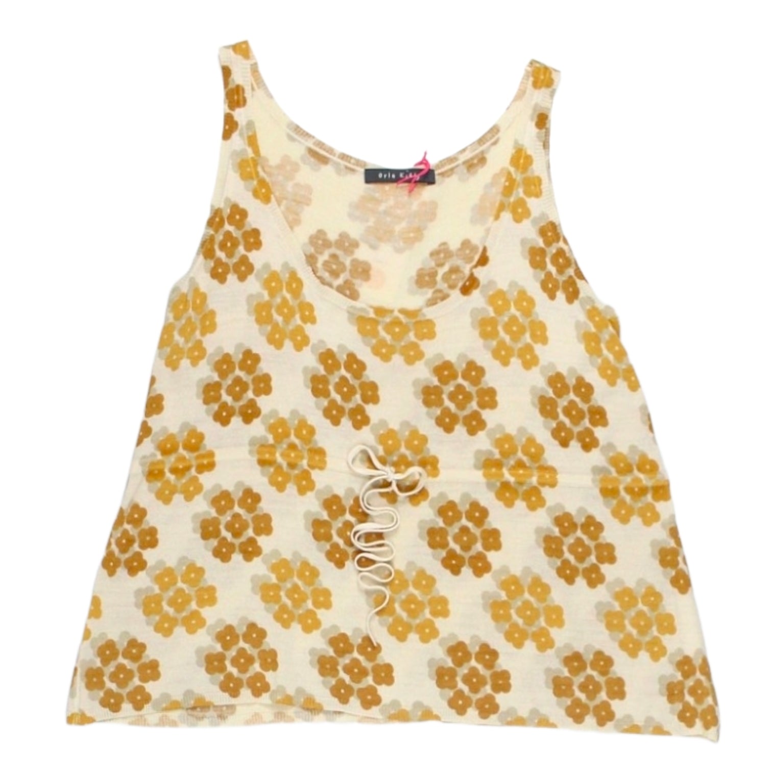 Orla Kiely Orange Floral Knit Vest