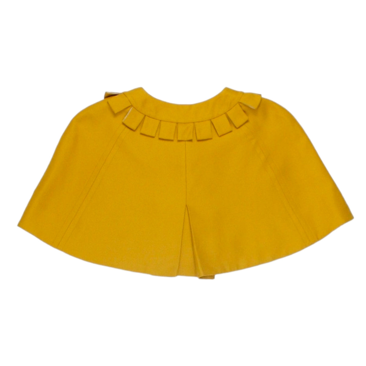 Orla Kiely Mustard Short Shoulder Cape