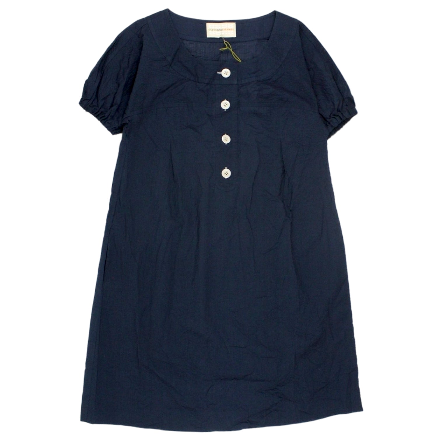 Navy clearance seersucker dress