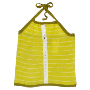 Orla Kiely Green Knit Halter Top