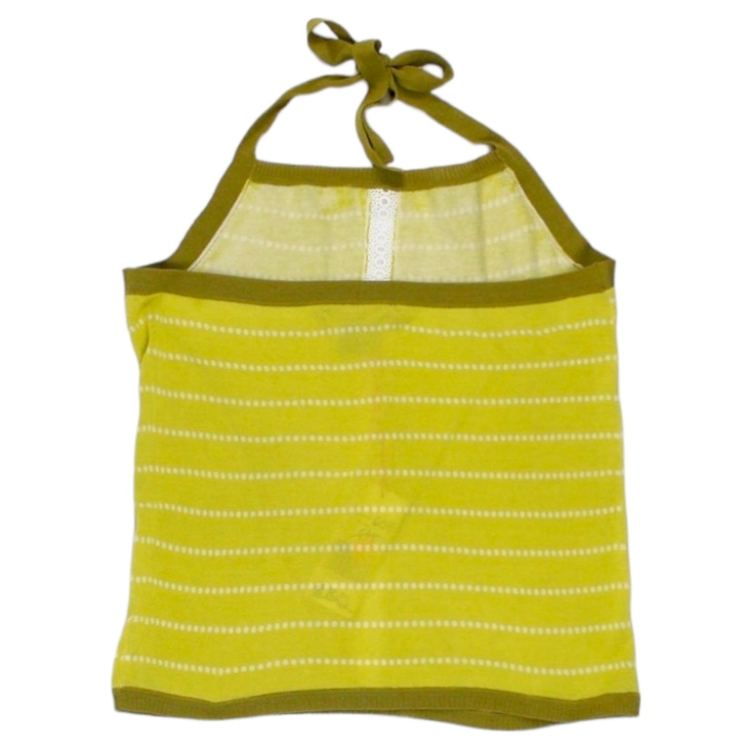 Orla Kiely Green Knit Halter Top