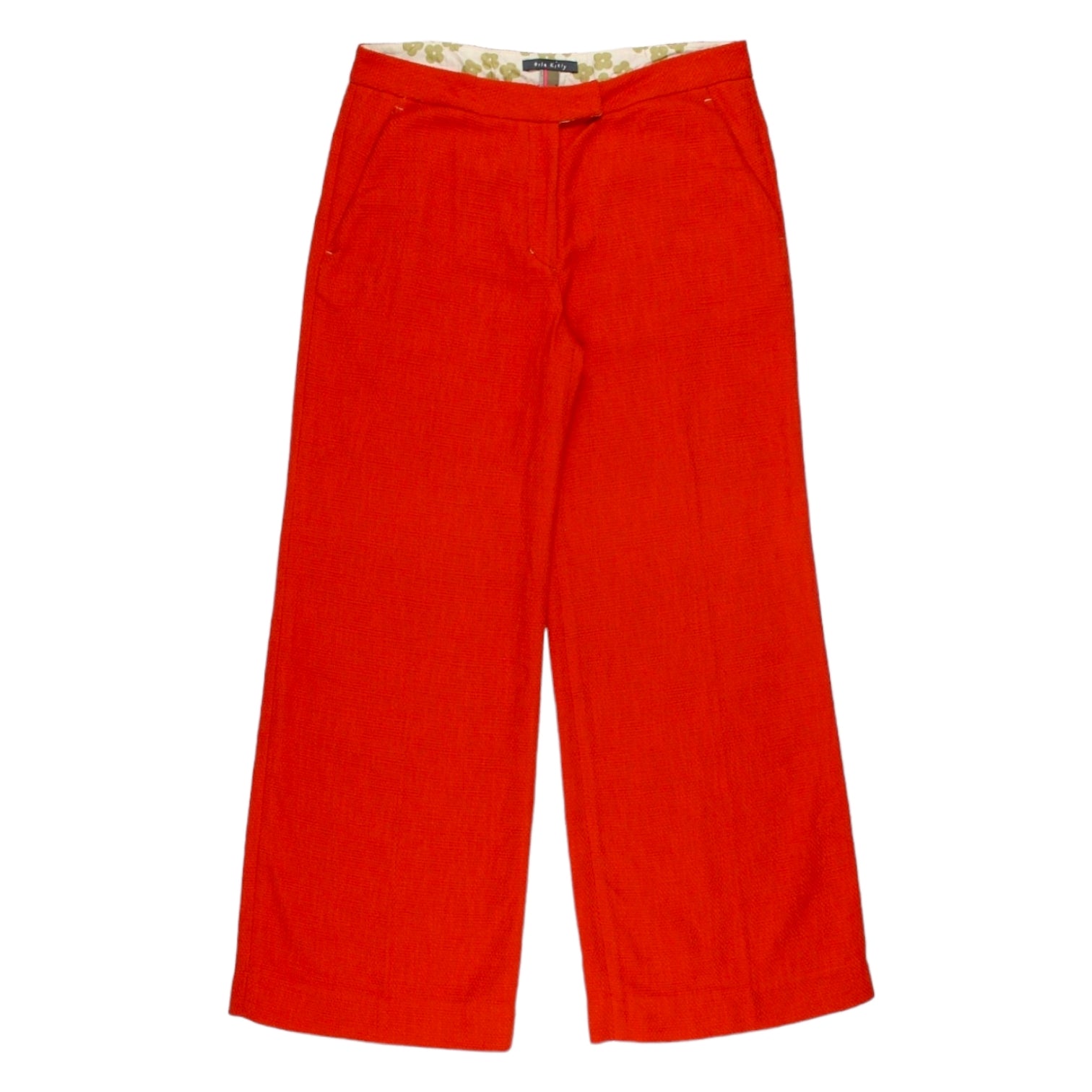 Orla Kiely Orange Weave Trousers