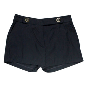 Orla Kiely Black Mercerised Cotton Shorts
