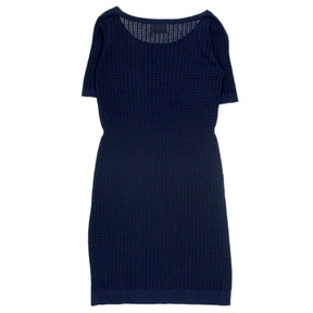 Olive & Orange Navy Knit Dress