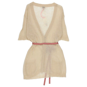 Orla Kiely Nude Mohair Boyfriend Cardigan