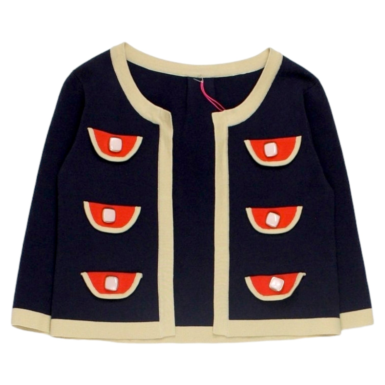 Orla Kiely Navy Pocket Jacket