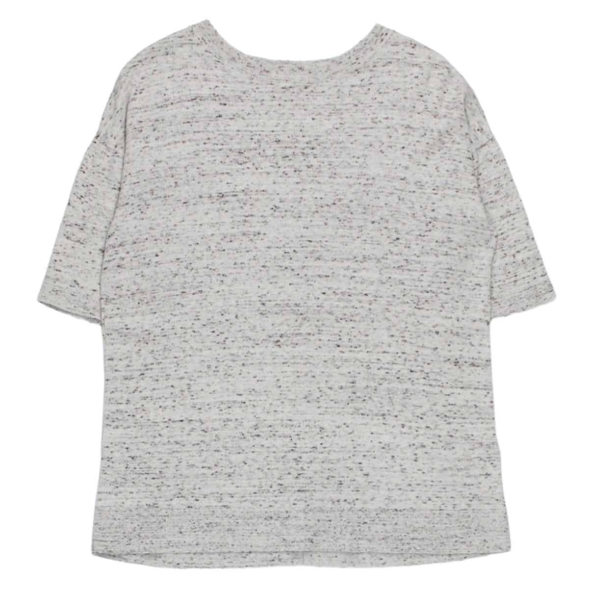 Reiss Grey Marl Knitted T-Shirt