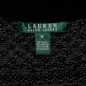 Ralph Lauren Black Glitter Jumper Dress