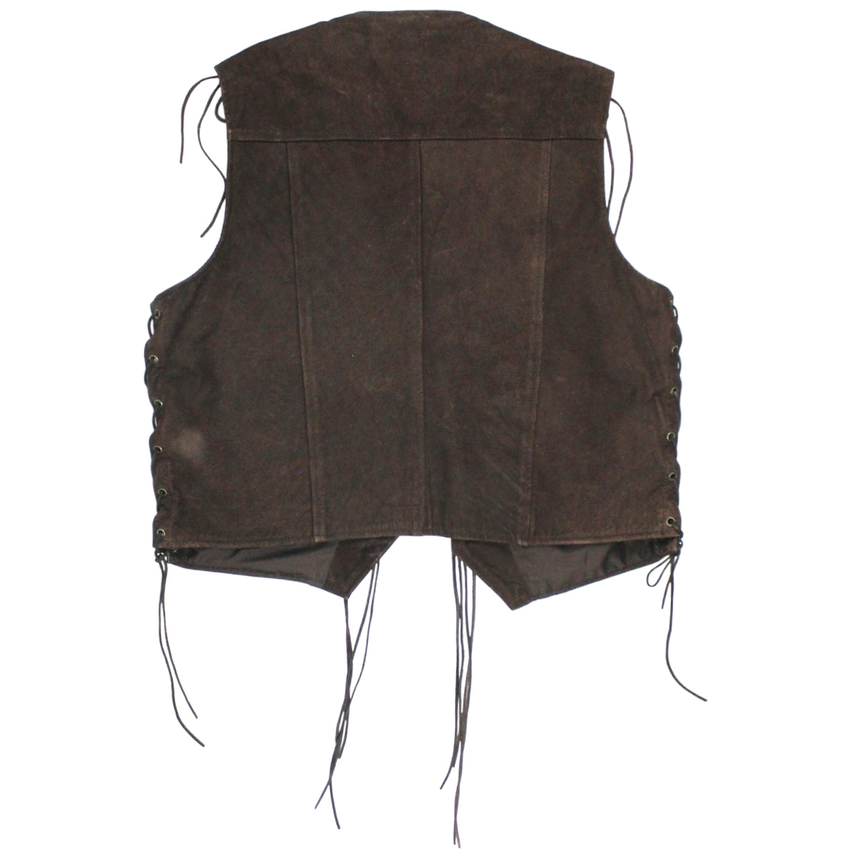 Star Collection Brown Leather Waistcoat