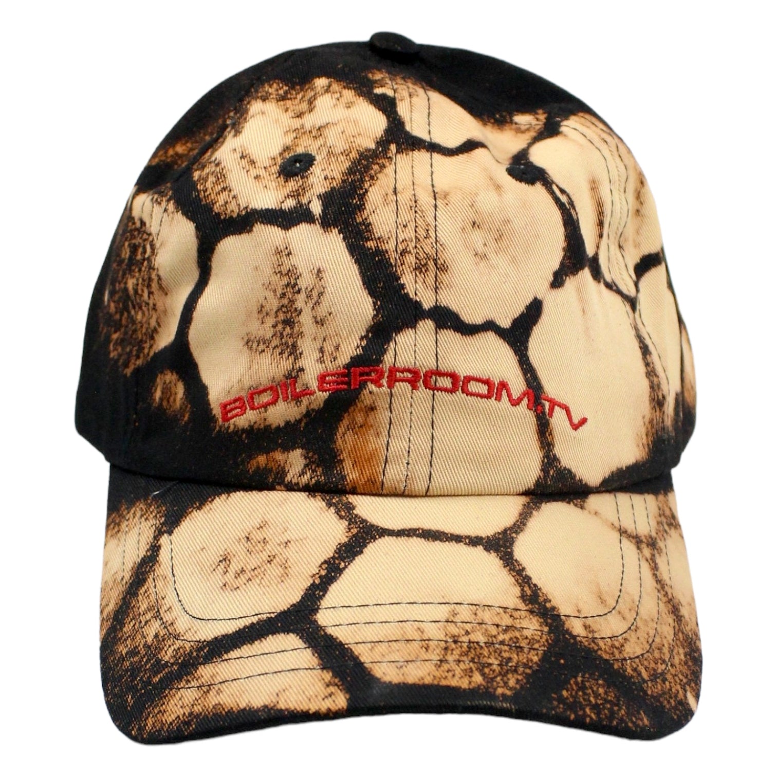 Boiler Room TV Black Bleached Tie-dye Cap