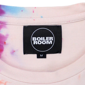 Boiler Room Size M Tie Dye Statue Lover Motif T-Shirt