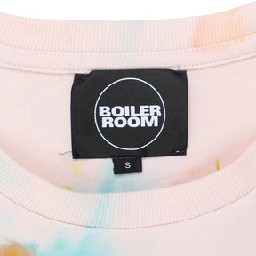 Boiler Room Size S Tie Dye Statue Lover Motif T-Shirt