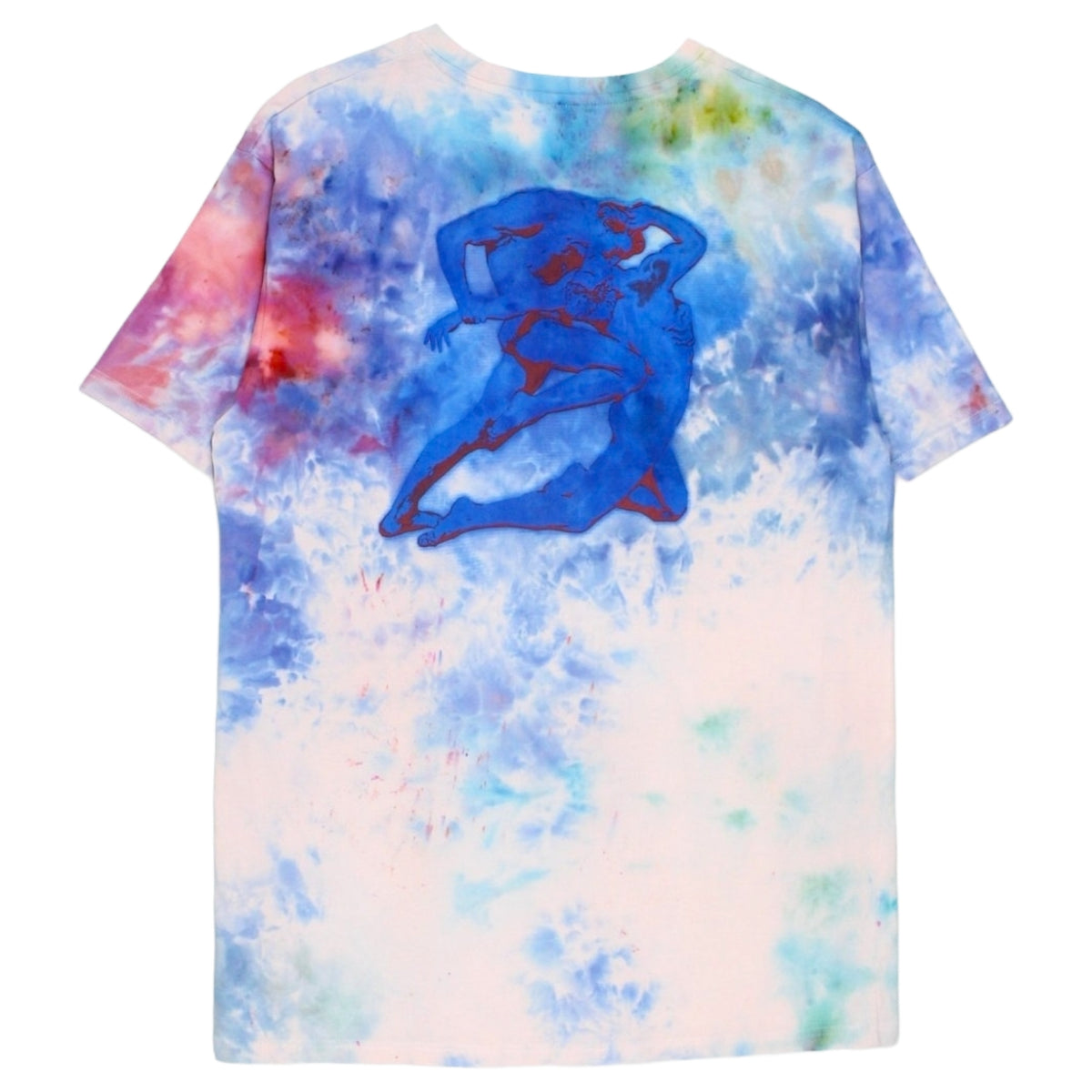 Boiler Room Size L Tie Dye Statue Lover Motif T-Shirt