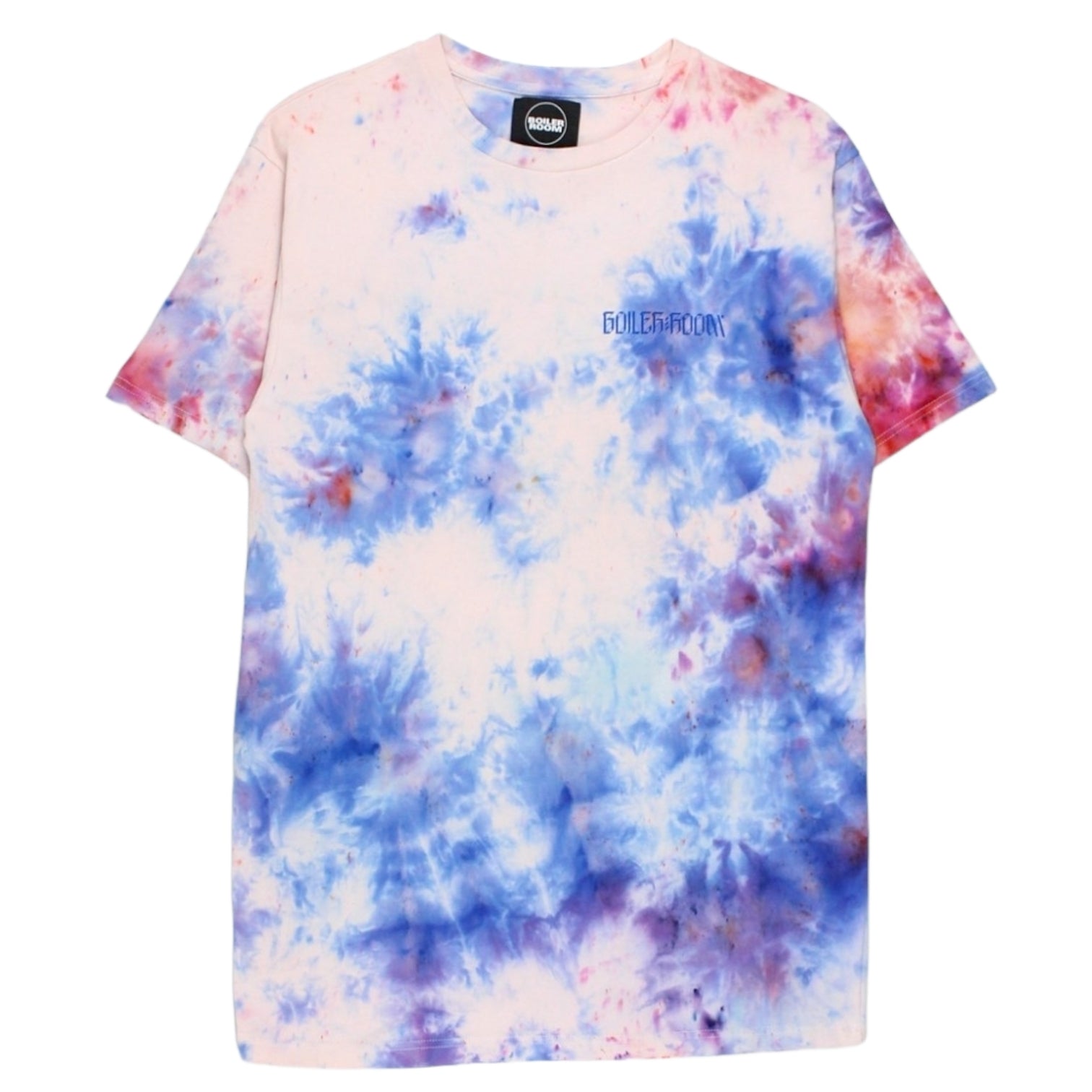 Boiler Room Size M Tie Dye Statue Lover Motif T-Shirt