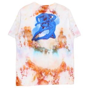 Boiler Room Size XXL Tie Dye Statue Lover Motif T-Shirt