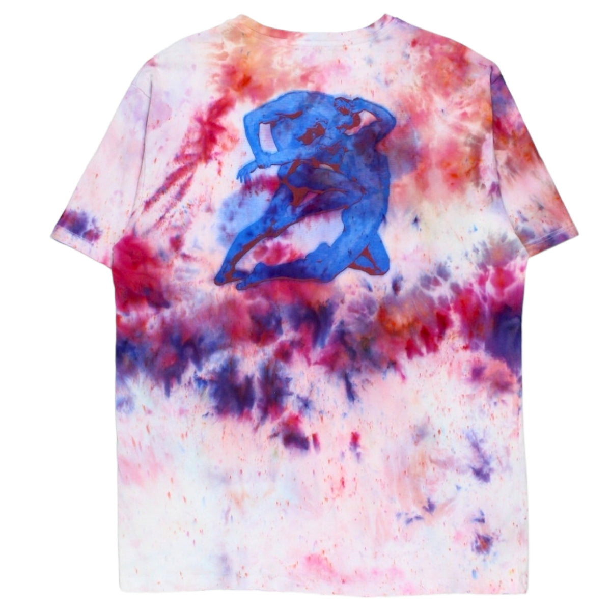 Boiler Room Size XL Tie Dye Statue Lover Motif T-Shirt