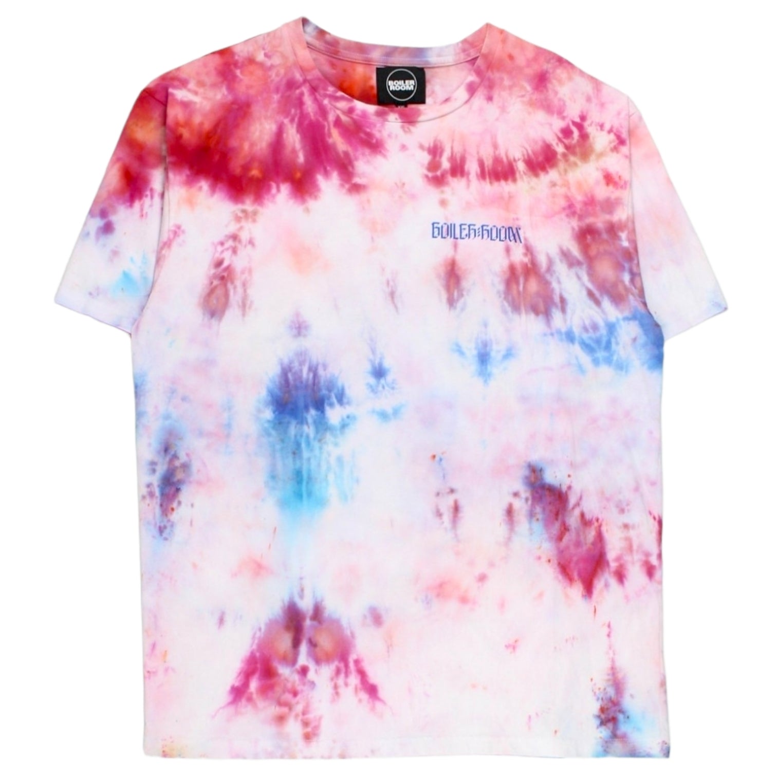 Boiler Room Size XXL Tie Dye Statue Lover Motif T-Shirt