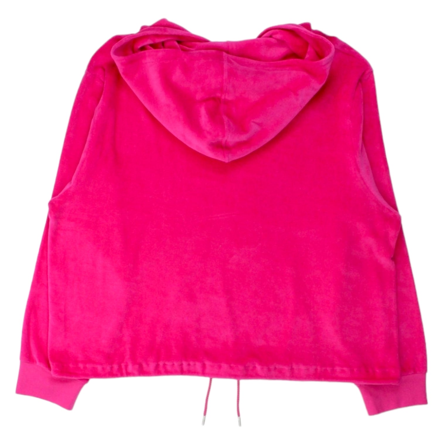 NRBY Fuchsia Pink Velour Hoodie - Sample