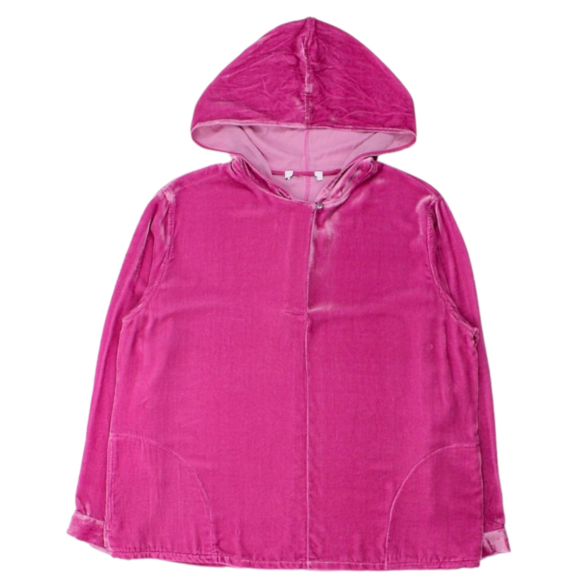 NRBY Dusky Pink Velour Hoodie - Sample
