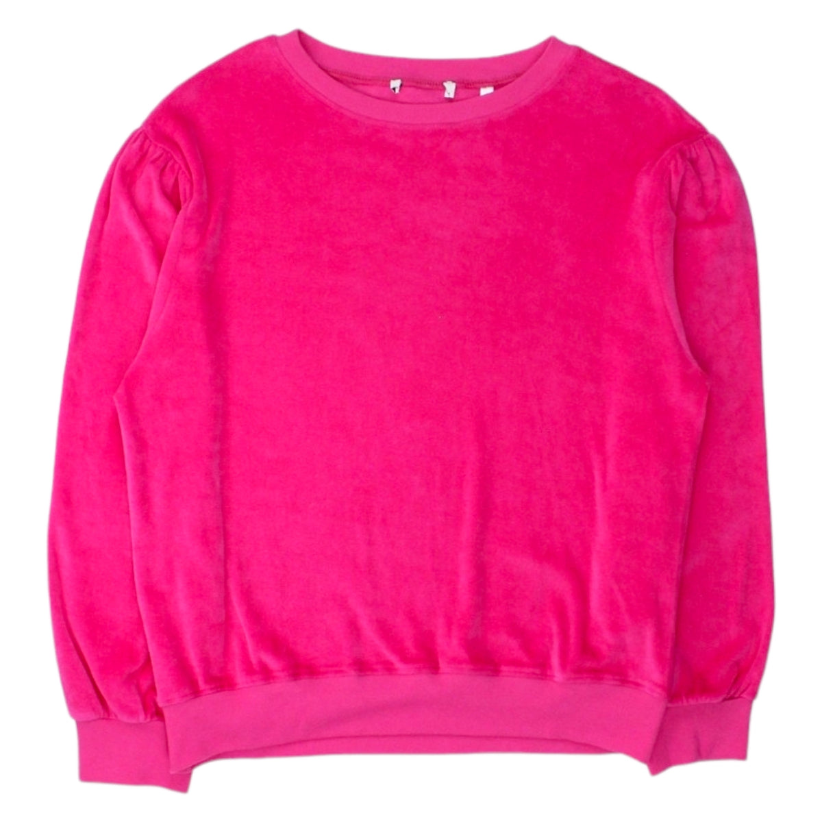 NRBY Fuchsia Pink Velour Sweatshirt - Sample