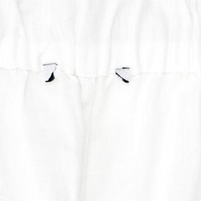 NRBY White Linen Wide Trousers - Sample