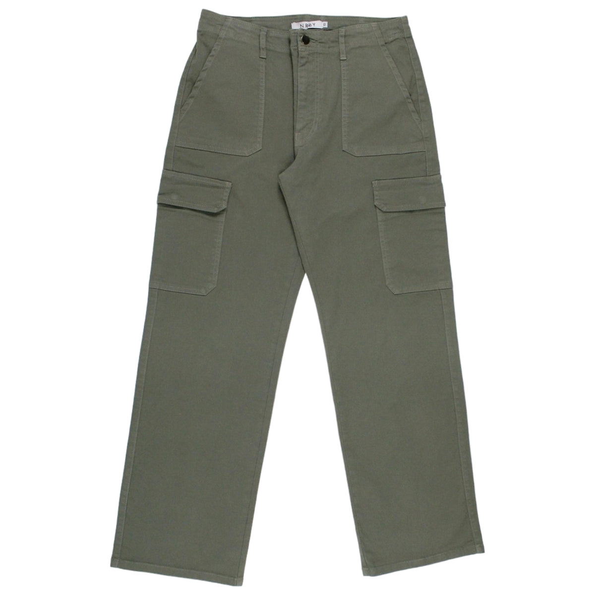 NRBY Khaki Canvas Cargo Pants - Sample