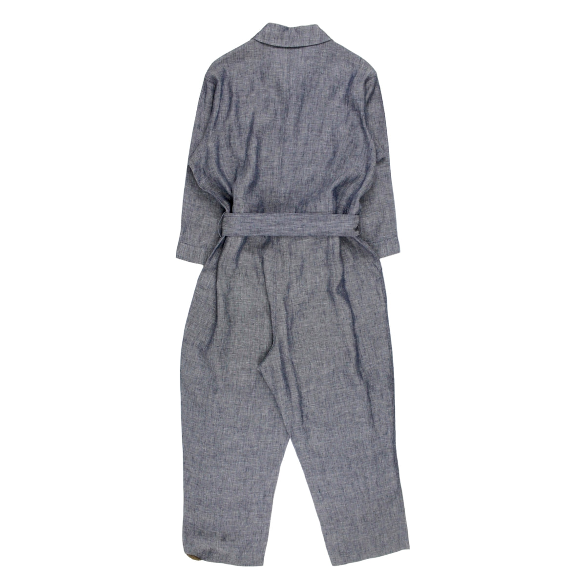NRBY Navy Chambray Linen Jumpsuit - Sample