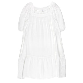 NRBY White Linen Midi Dress - Sample