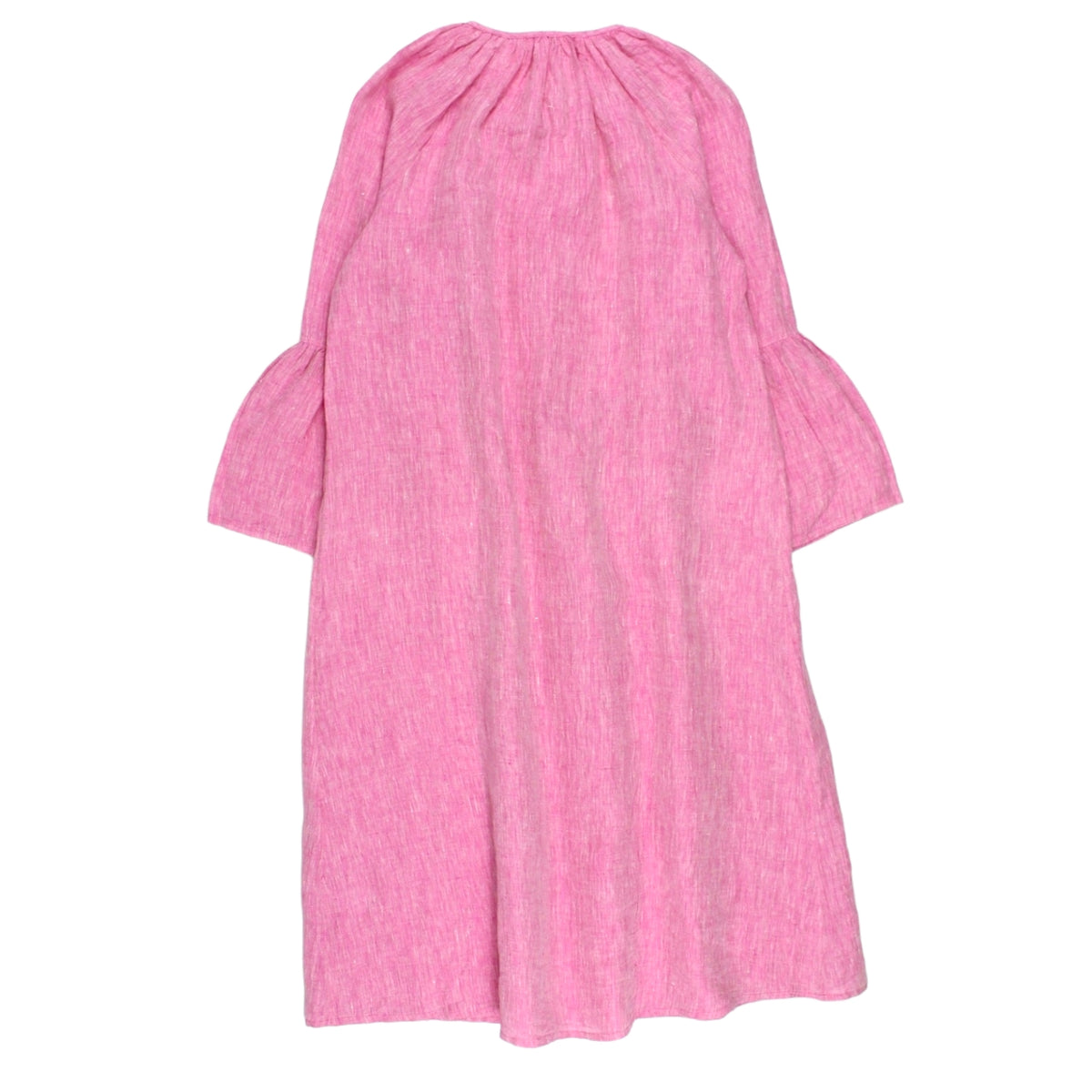 NRBY Pink Chambray Linen Dress - Sample