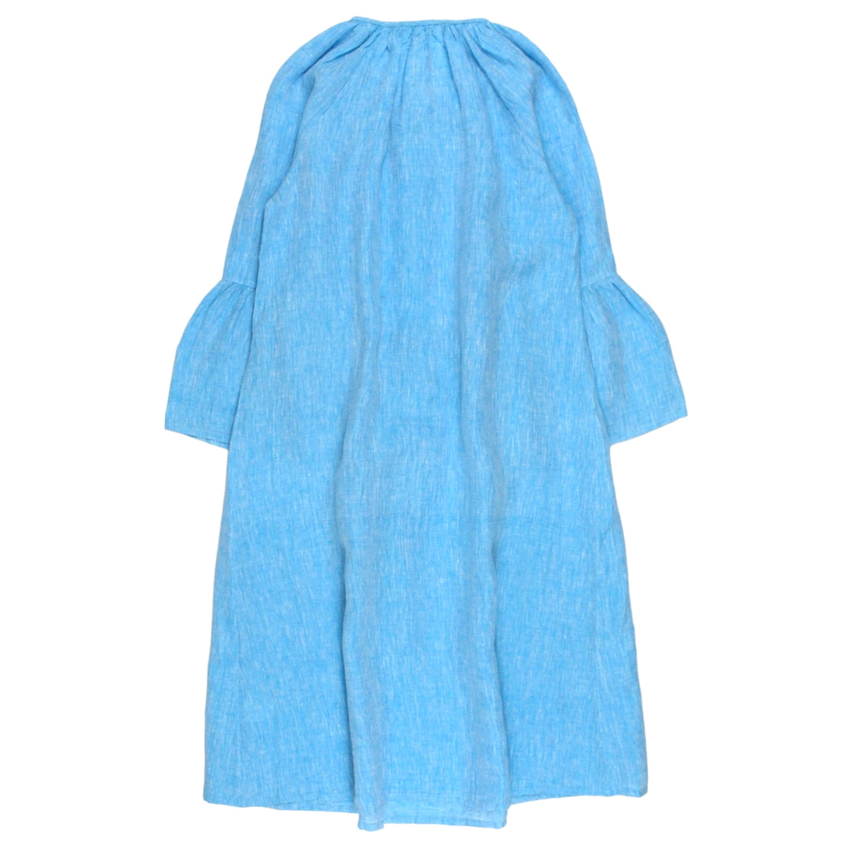 NRBY Turquoise Chambray Linen Dress - Sample