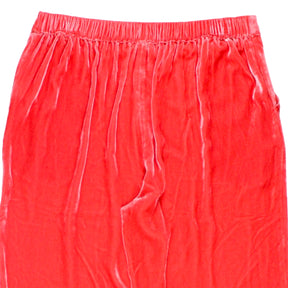 NRBY Coral Thea Velvet Wide leg Trousers - Sample