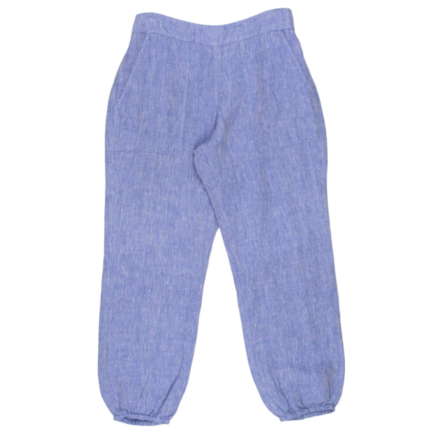 NRBY Blue Linen Cargo Pants | Shop from Crisis Online