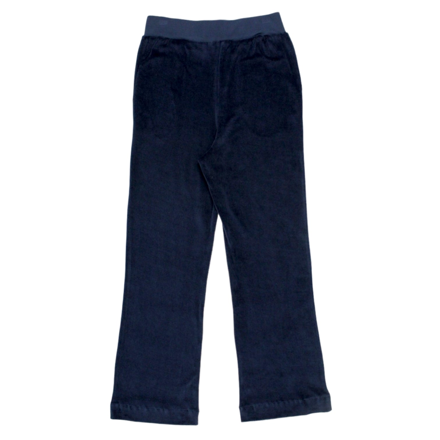 NRBY Navy Velour Trousers - Sample