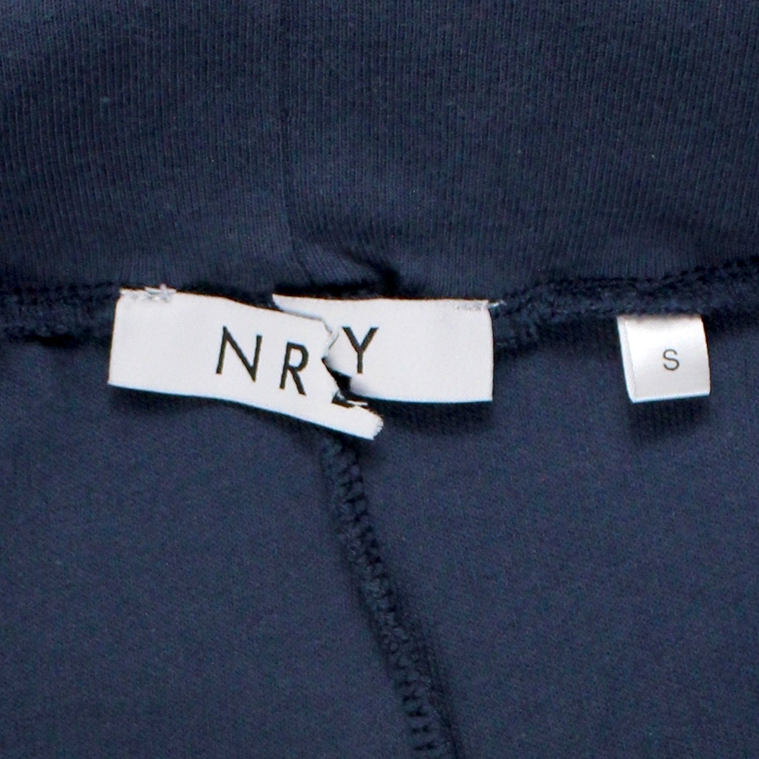 NRBY Navy Velour Trousers - Sample