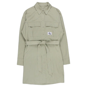 Calvin Klein Khaki Shirt Dress