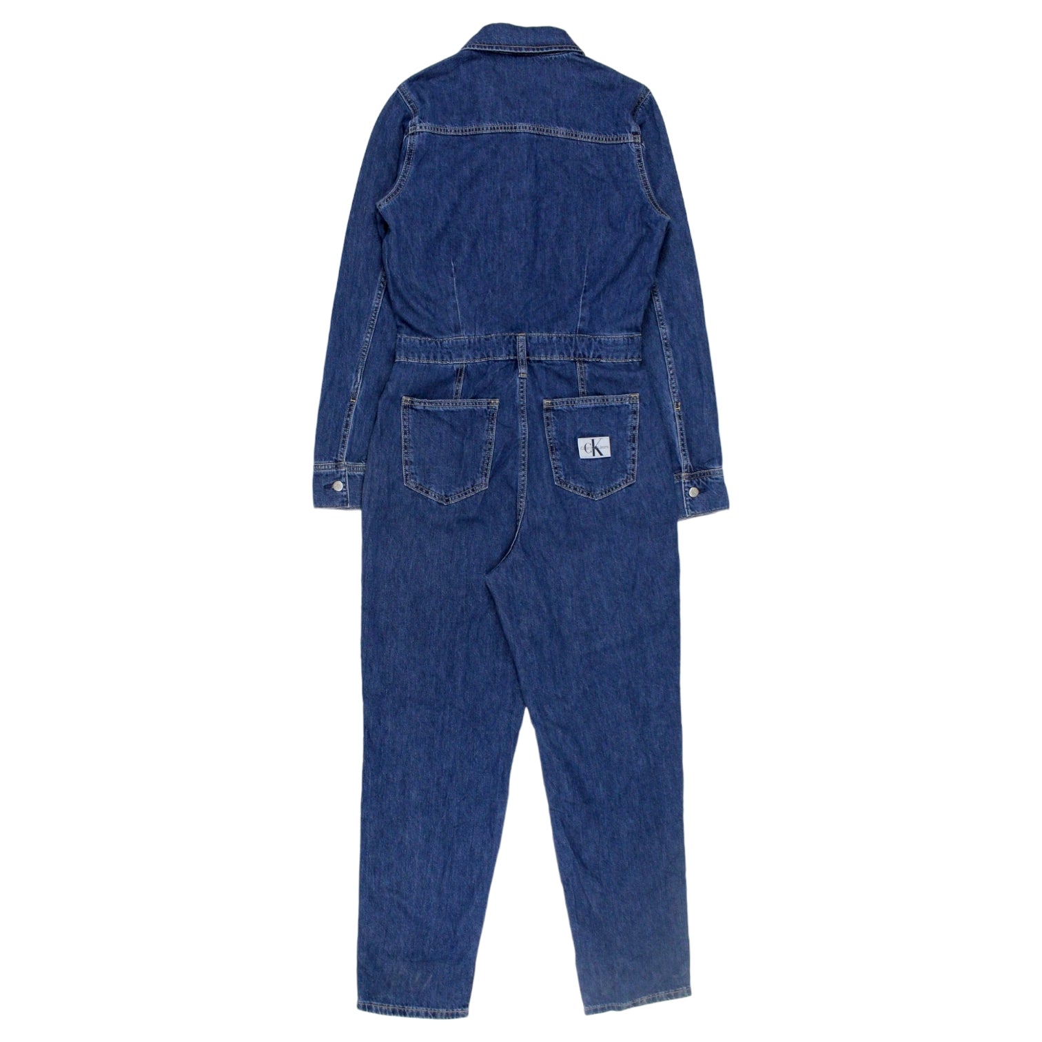 Blue best sale jean coveralls