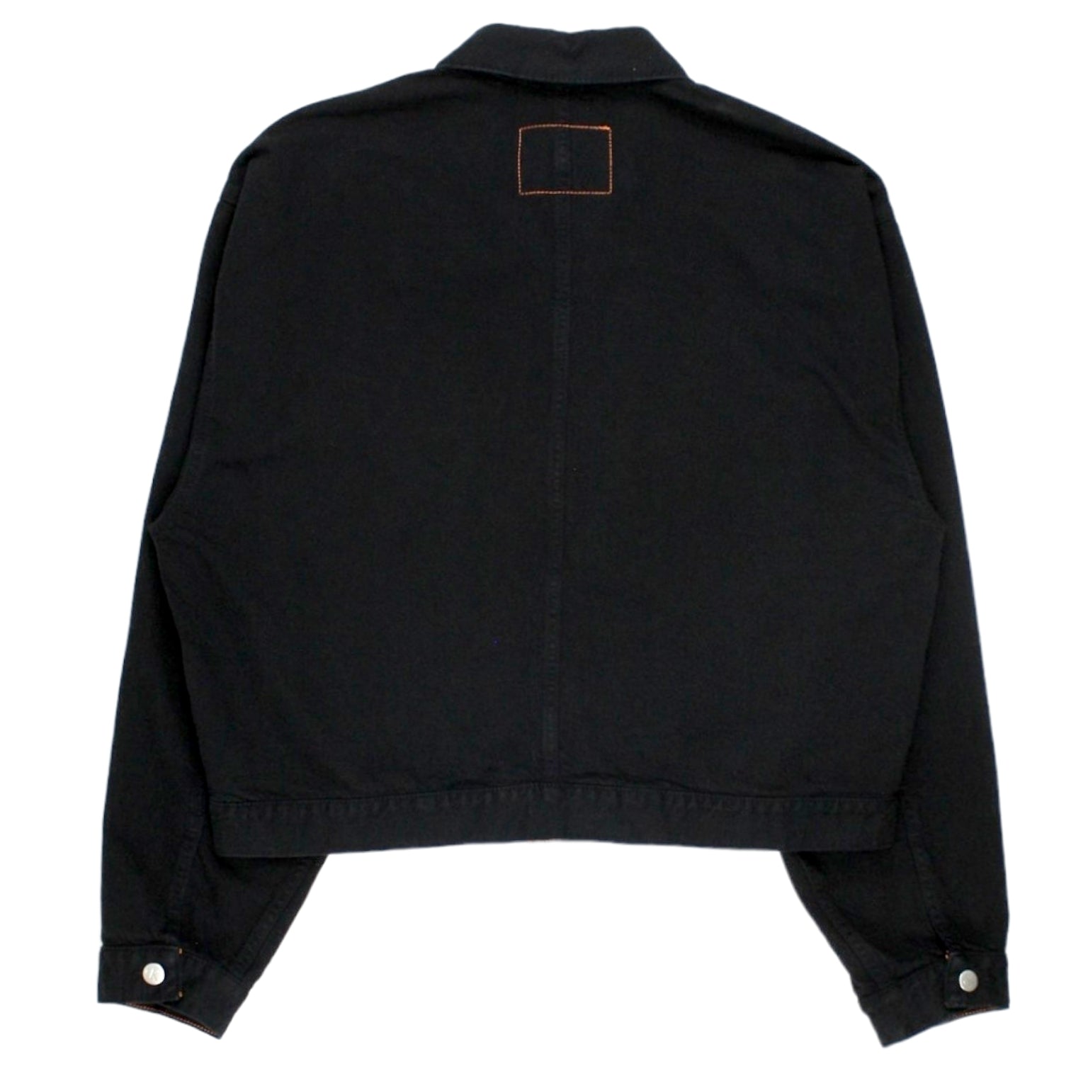 Heron Preston For Calvin Klein Black Canvas Trucker Jacket