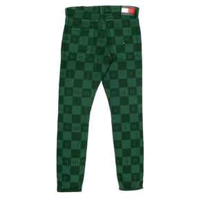 Tommy Green Monogram Slim Fit Pants