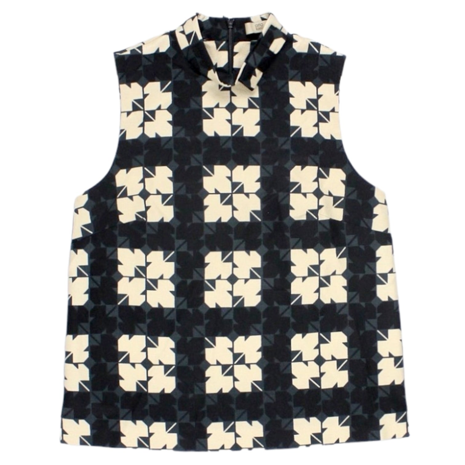 Orla Kiely Black/Cream Sycamore Top