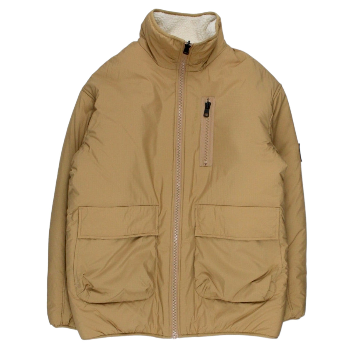 Calvin Klein Beige Fleece Lined Jacket